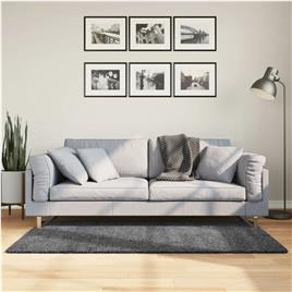 vidaXL Tapete de pelo curto OVIEDO 80x150 cm antracite