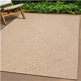 vidaXL Tapete ZIZUR 120x120 cm aspeto de juta interior e exterior
