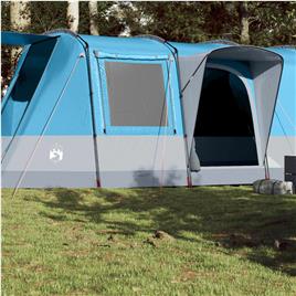 vidaXL Tenda de campismo túnel para 4 pessoas impermeável azul
