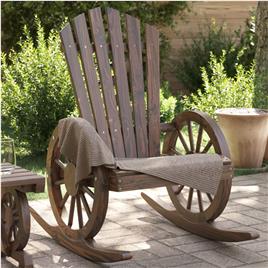 vidaXL Cadeiras de baloiço Adirondack 2 pcs madeira de abeto maciça