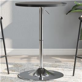 vidaXL Base para mesa de bar 45x90 cm aço cromado