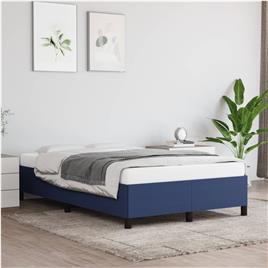 vidaXL Estrutura de cama 120x190 cm tecido azul