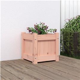 vidaXL Vaso/floreira de jardim 31x31x31 cm madeira de douglas maciça