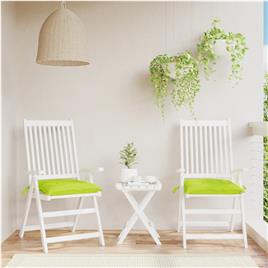 vidaXL Almofadões móveis de paletes 2pcs tecido oxford verde brilhante