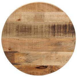 vidaXL Tampo de mesa redondo Ø40x2,5cm madeira mangueira áspera maciça