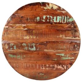 vidaXL Tampo de mesa redondo Ø90x3,8cm madeira recuperada maciça