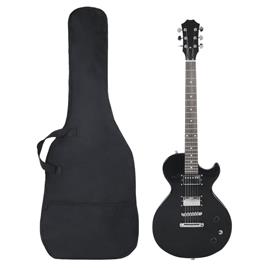 vidaXL Guitarra elétrica para iniciantes com saco 4/4 39' preto