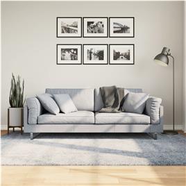 vidaXL Tapete shaggy de pelo alto PAMPLONA 160x230 cm azul