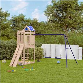 vidaXL Conjunto de brincar p/ exterior madeira de pinho maciça