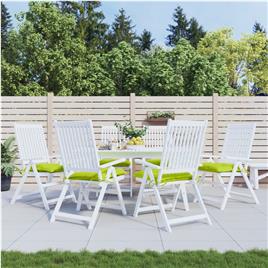 vidaXL Almofadões móveis de paletes 6pcs tecido oxford verde brilhante