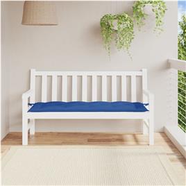 vidaXL Almofadão p/ banco jardim 150x50x7 cm tecido oxford azul royal