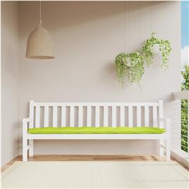vidaXL Almofadão p/ banco de jardim tecido oxford verde brilhante