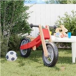 vidaXL Bicicleta de equilíbrio para crianças vermelho