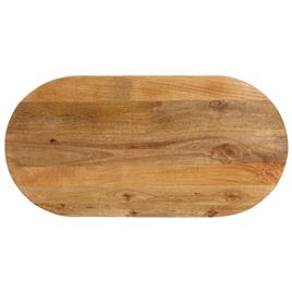 vidaXL Tampo de mesa oval 110x40x2,5 cm madeira de mangueira maciça