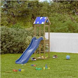 vidaXL Conjunto de brincar para exterior madeira de pinho impregnada