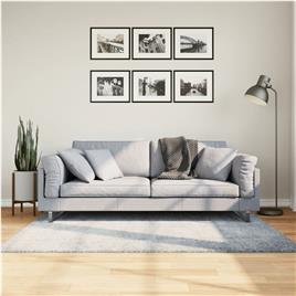 vidaXL Tapete shaggy de pelo alto PAMPLONA 120x170 cm azul