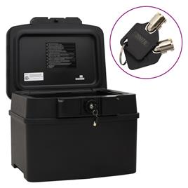 vidaXL Cofre 44x37x34 cm preto