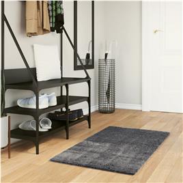 vidaXL Tapete pelo curto macio e lavável HUARTE 60x110 cm antracite