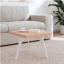 vidaXL Tampo de mesa quadrado 50x50x4 cm madeira de faia maciça