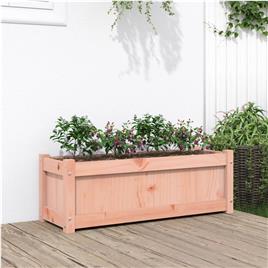 vidaXL Vaso/floreira de jardim 90x31x31 cm madeira de douglas maciça