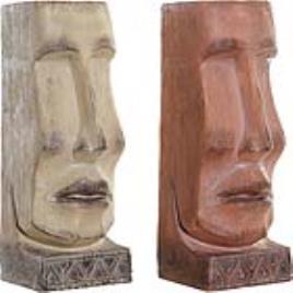 Plantador  Bege Resina Terracota (2 pcs) (16 x 17 x 49 cm)