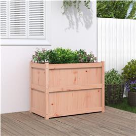 vidaXL Vaso/floreira de jardim 90x50x70 cm madeira de douglas maciça