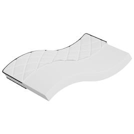 vidaXL Colchão de espuma médio suave 120x200 cm