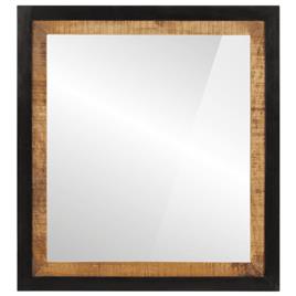 vidaXL Espelho de casa de banho 55x1x60 cm vidro e mangueira maciça