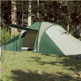 vidaXL Tenda familiar em cúpula para 6 pessoas impermeável verde