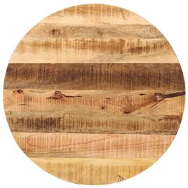 vidaXL Tampo de mesa redondo Ø70x1,5cm madeira mangueira áspera maciça