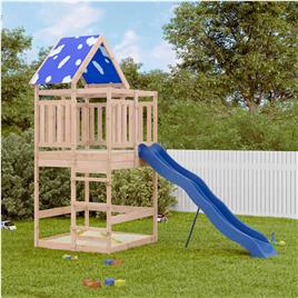 vidaXL Conjunto de brincar p/ exterior madeira de pinho maciça
