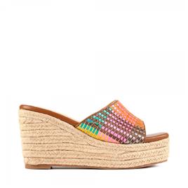 Lola Casademunt ZUECO PLATAFORMA MULTICOLOR , Multicolor, Talla - Ref.