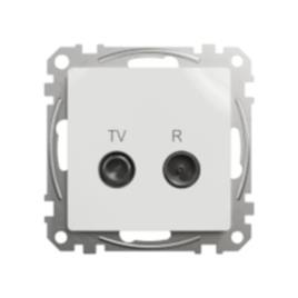 Tomada TV/FM New Sedna final branca