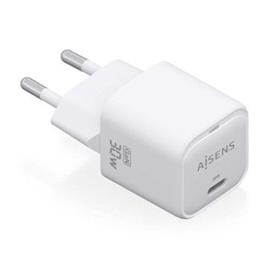 Carregador de Parede Aisens ASCH-30W1P018-W/ 1xUSB Tipo-C/ 30W