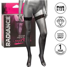 RADIANCE - MEIAS DE COXA ALTA RHINE PLUS SIZE