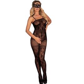 LIVCO CORSETTI FASHION - CARISSM LC XG051 BODYSTOCKING PRETO TAMANHO ÚNICO