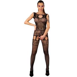 LIVCO CORSETTI FASHION - AMBROISE LC 17352 BODYSTOCKING PRETO TAMANHO ÚNICO