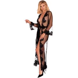 LIVCO CORSETTI FASHION - NOKINA LC XG055 VESTIDO G + CALCINHA PRETA TAMANHO ÚNICO