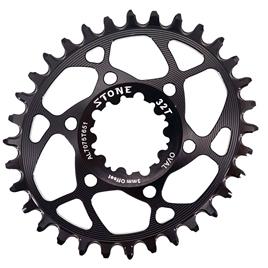 Stone Direct Mount Sram Mtb 3 Offset Oval Chainring Prateado 30t