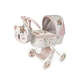 Decuevas Foldable Koala With Backpack For Dolls Up To 48 Cm 38x65x60 Cm Doll Car Rosa