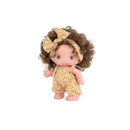 Marina & Pau Piu Monkey And Turban Printed In Case With Vinyl Body And Limbs 25 Cm Doll Dourado