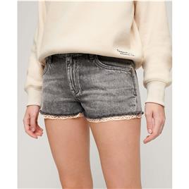 Superdry Vintage Denim Shorts Cinzento 24 Mulher