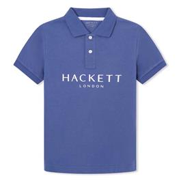 Hackett Ldn Short Sleeve Polo Azul 13 Years Menina