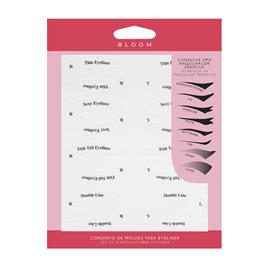 Conjunto de Moldes Autocolantes para Eyeliner Bloom Beauty