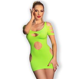 CHILIROSE - VESTIDO CR 4671 VERDE S/M