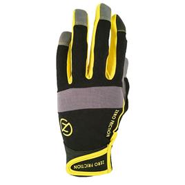 Zero Friction Work Sueded Palm Gloves Amarelo,Preto