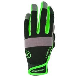 Zero Friction Work Sueded Palm Gloves Verde,Preto