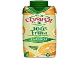 Sumo Compal 100% Laranja 0.30l