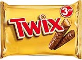 Snack Twix 3 Pack 50g