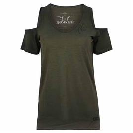 Rokker Trc Shoulderfree Short Sleeve T-shirt Verde M Mulher